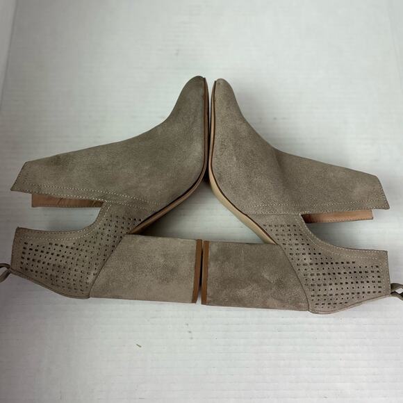 Steve Madden Boots Women's Size 9 M Taupe Suede Ankle Booties Norelle 0281 Boho - Picture 4 of 13